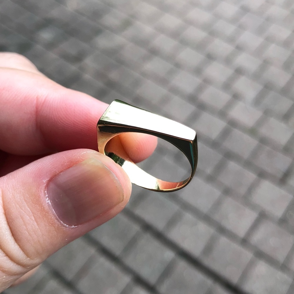 Lauren Conrad gold wedge ring